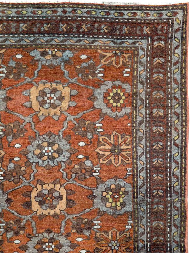 Vintage Persian Malayer Gallery Rug, No.28811 - Staging