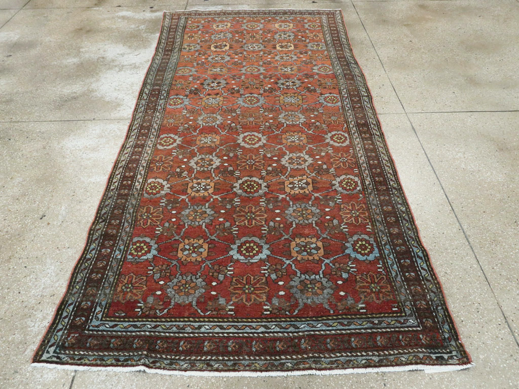 Vintage Persian Malayer Gallery Rug, No.28811 - Staging