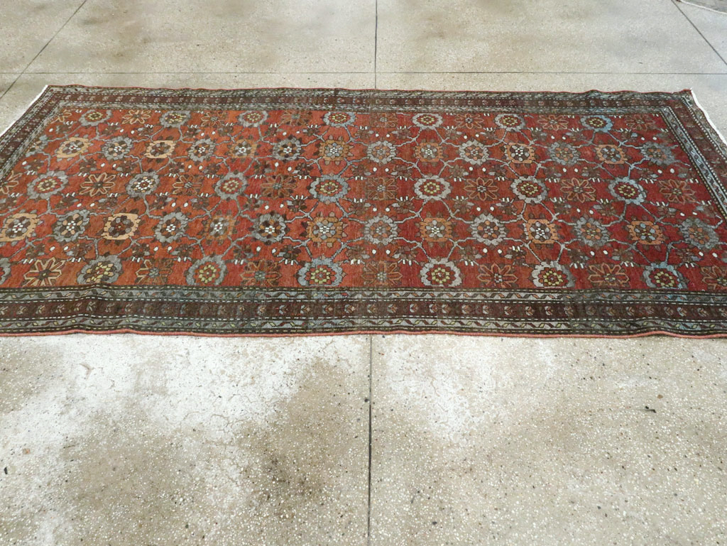 Vintage Persian Malayer Gallery Rug, No.28811 - Staging