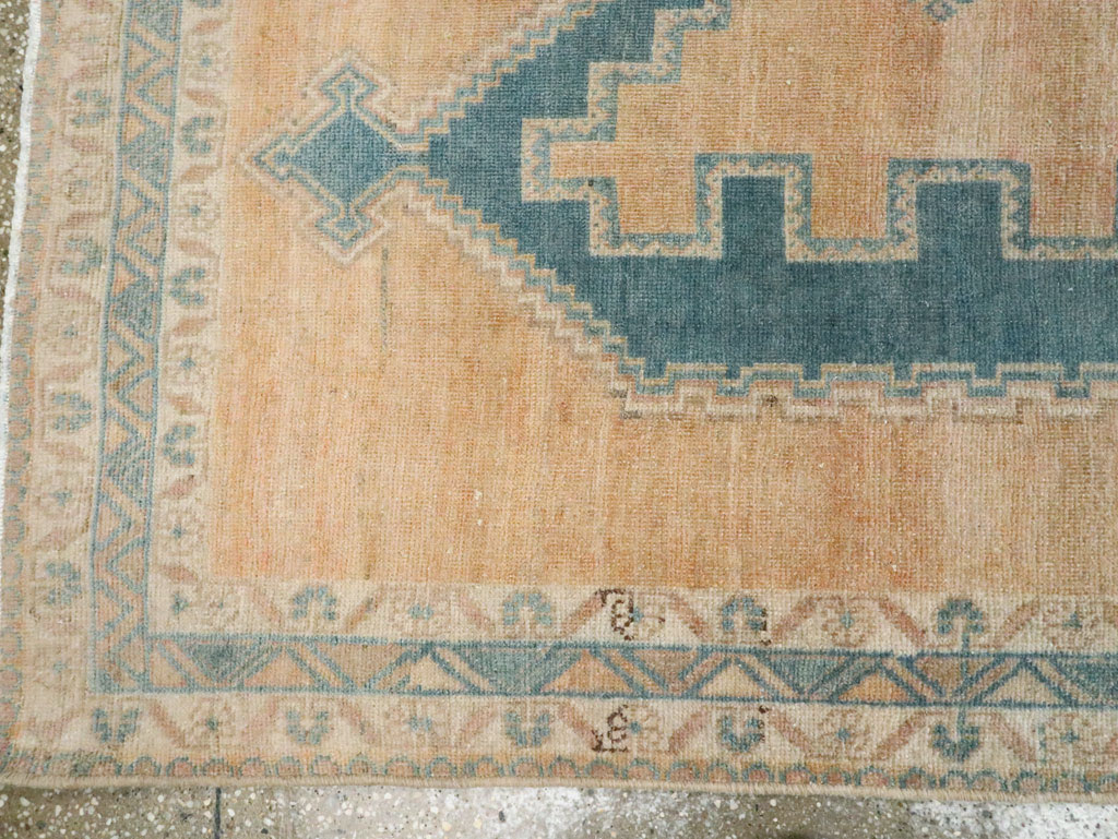 Vintage Persian Afshar Accent Rug, No.28812 - Staging