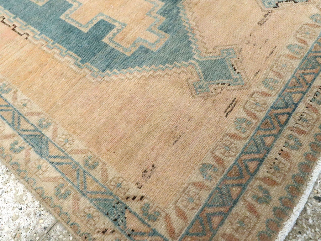 Vintage Persian Afshar Accent Rug, No.28812 - Staging