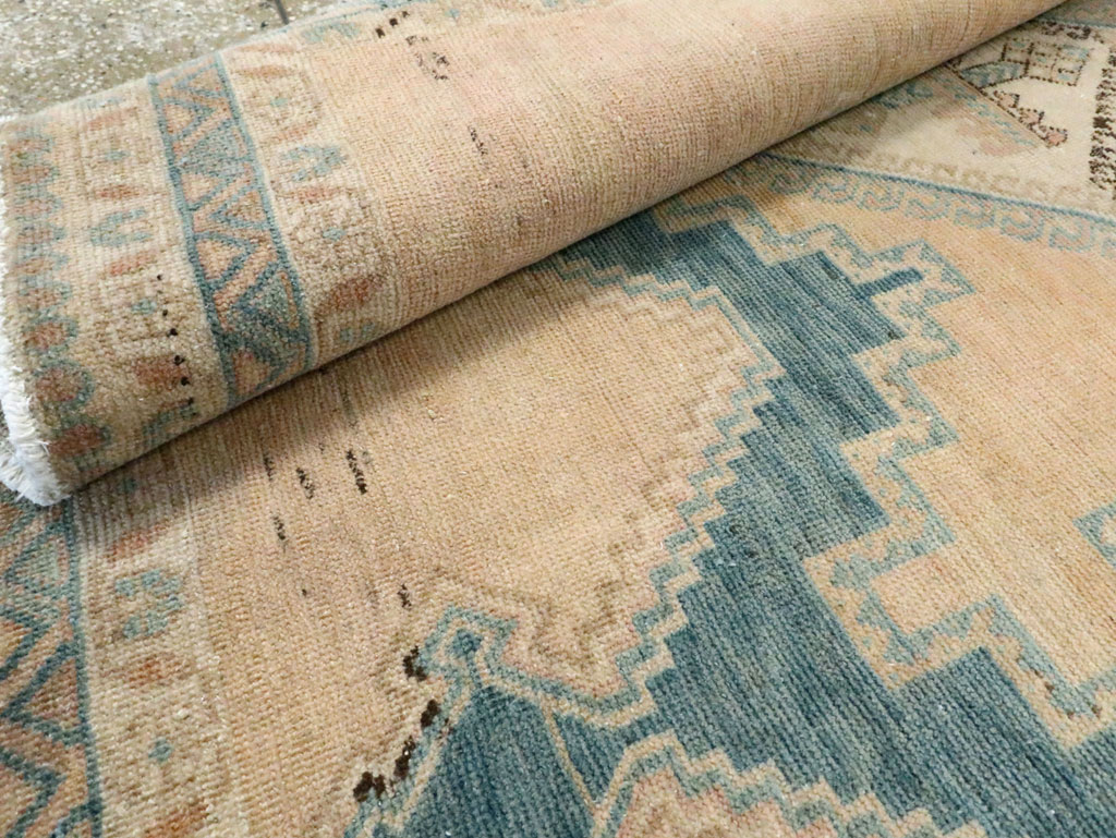 Vintage Persian Afshar Accent Rug, No.28812 - Staging