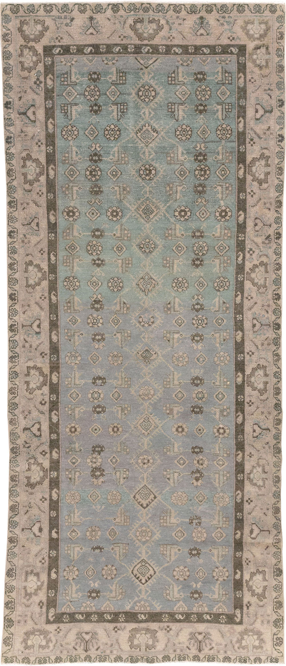 Vintage Persian Malayer Gallery Rug, No.28815 - Staging