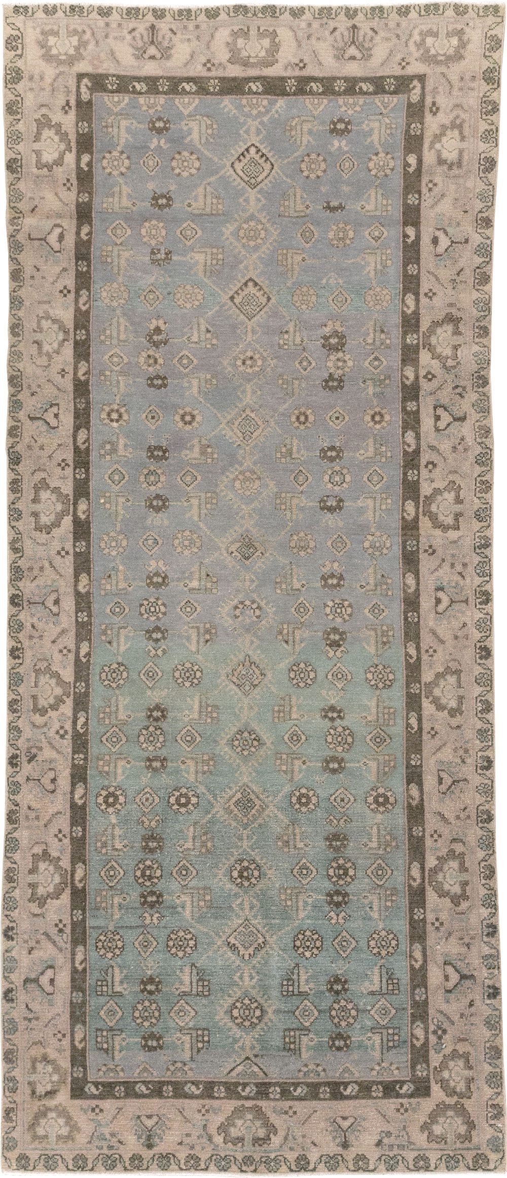 Vintage Persian Malayer Gallery Rug, No.28815 - Staging