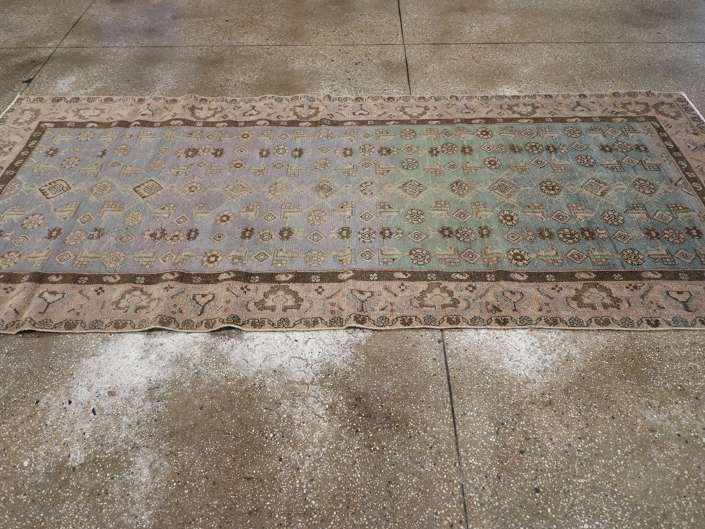 Vintage Persian Malayer Gallery Rug, No.28815 - Staging