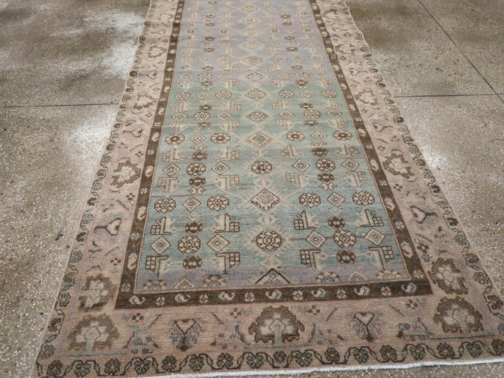 Vintage Persian Malayer Gallery Rug, No.28815 - Staging