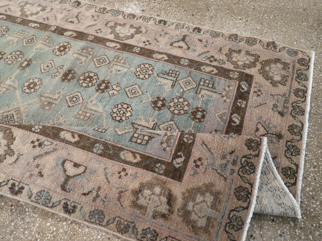 Vintage Persian Malayer Gallery Rug, No.28815 - Staging