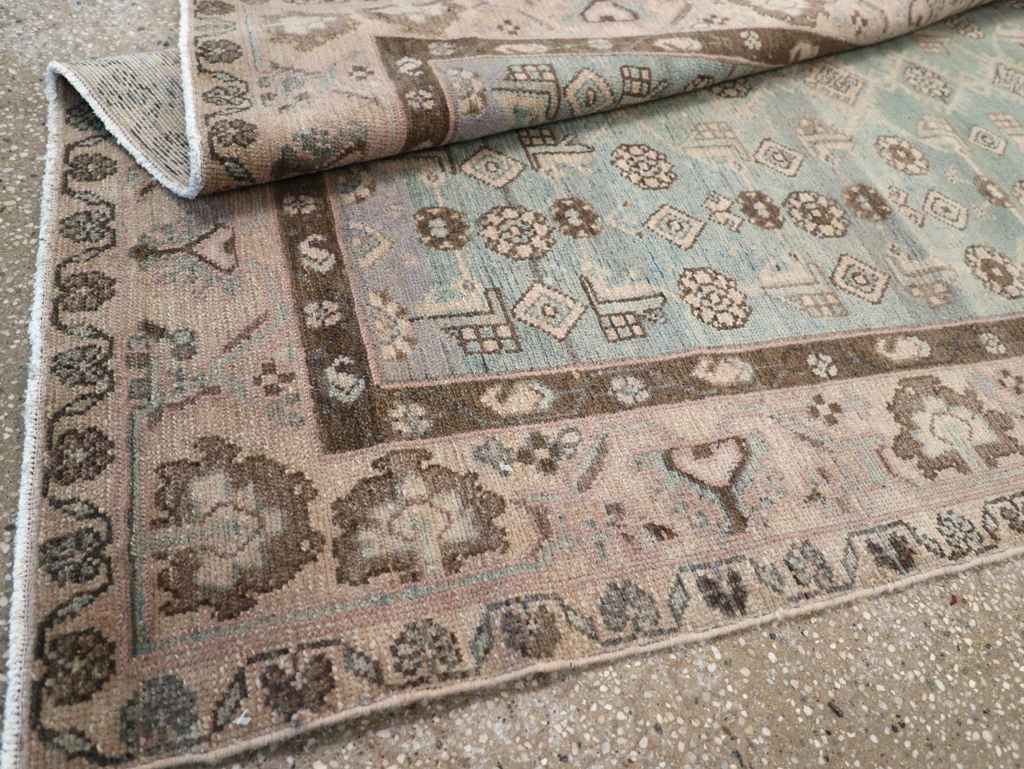 Vintage Persian Malayer Gallery Rug, No.28815 - Staging