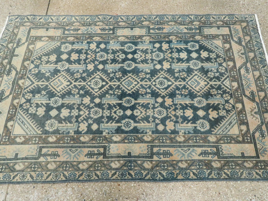 Vintage Persian Malayer Rug, No.28820 - Staging