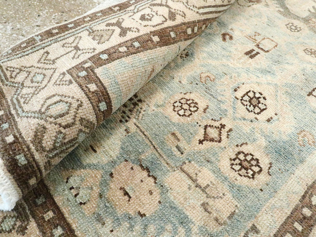 Vintage Persian Malayer Throw Rug, No.28823 - Staging