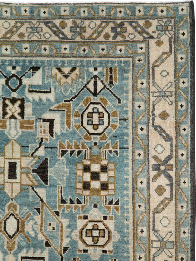 Vintage Persian Malayer Runner (Pair: 1 of 2), No.28825 - Staging