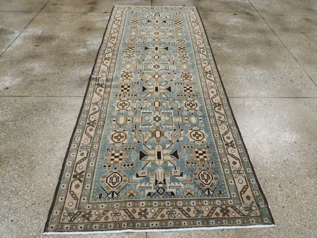 Vintage Persian Malayer Runner (Pair: 1 of 2), No.28825 - Staging