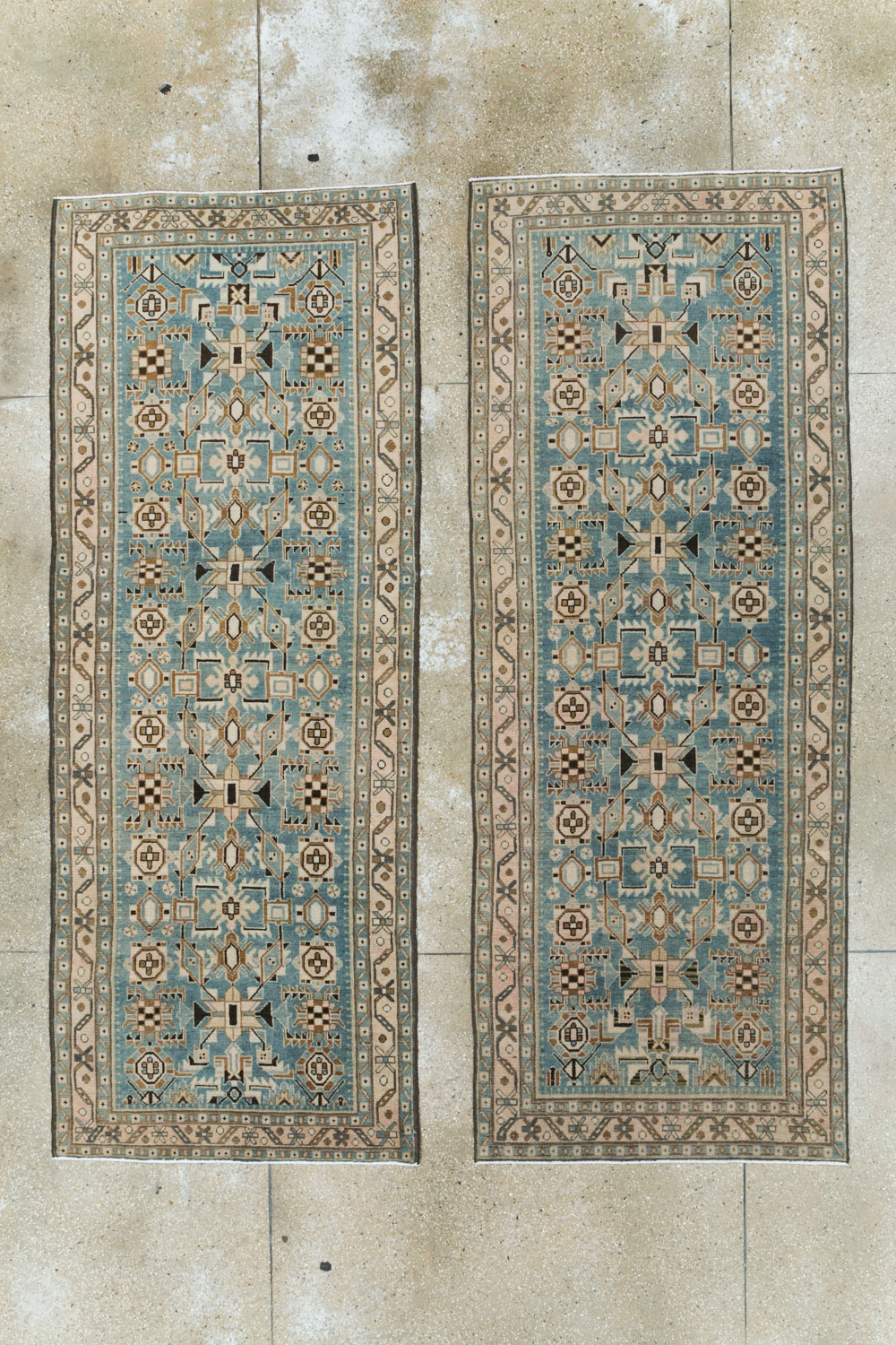 Vintage Persian Malayer Runner (Pair: 1 of 2), No.28825 - Staging