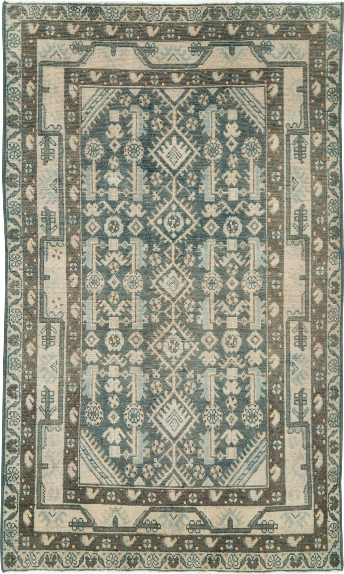 Vintage Persian Malayer Rug, No.28828 - Staging