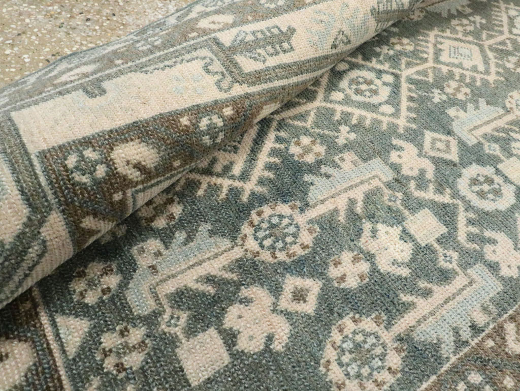 Vintage Persian Malayer Rug, No.28828 - Staging