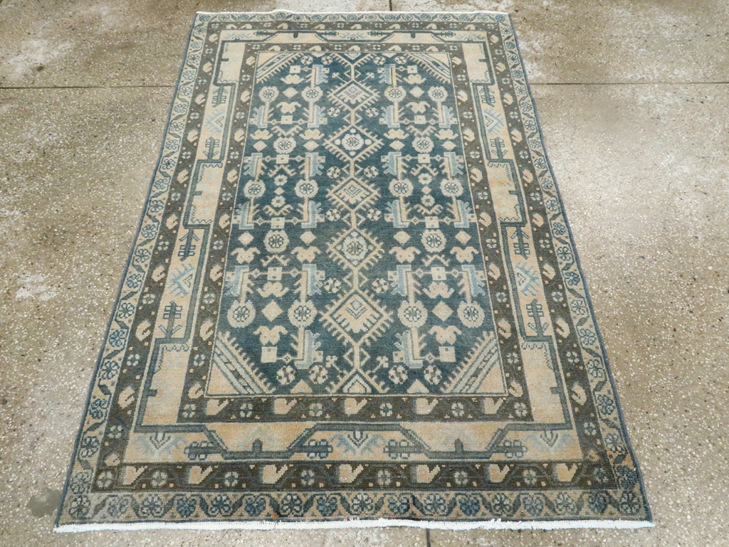 Vintage Persian Malayer Rug, No.28835 - Staging
