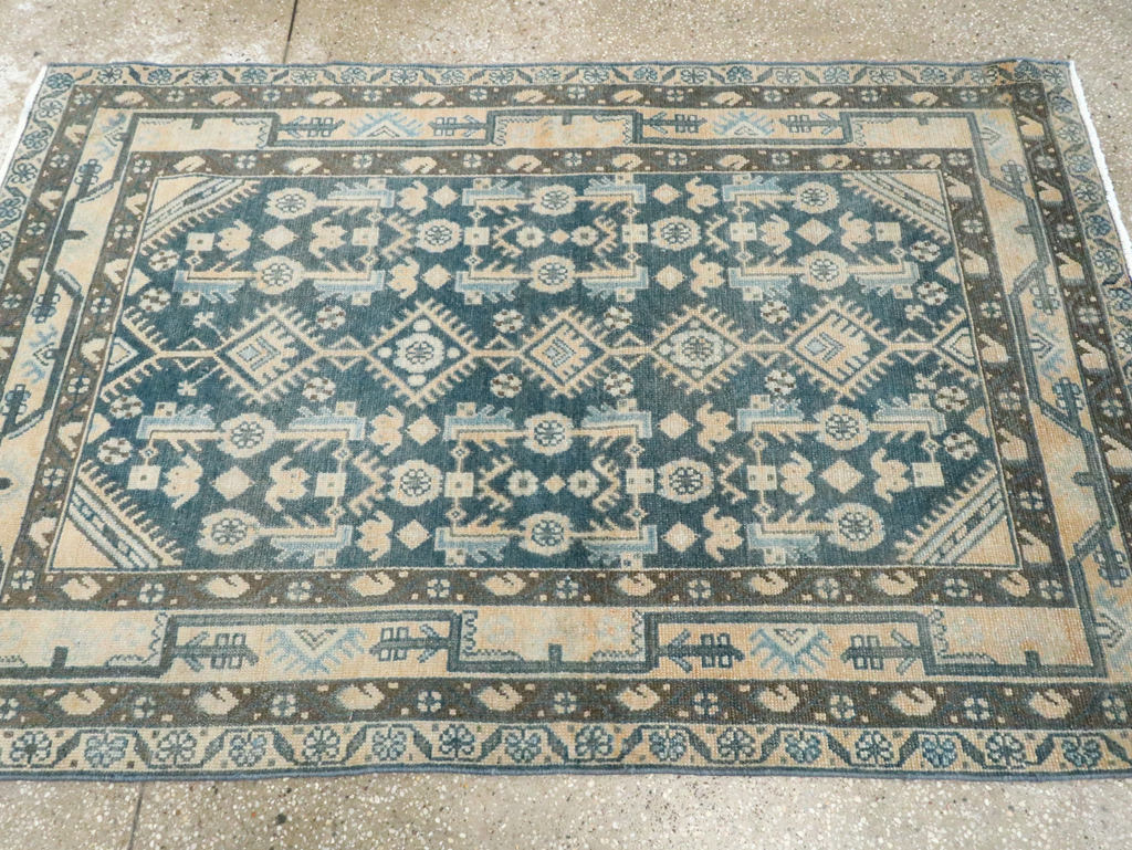 Vintage Persian Malayer Rug, No.28835 - Staging
