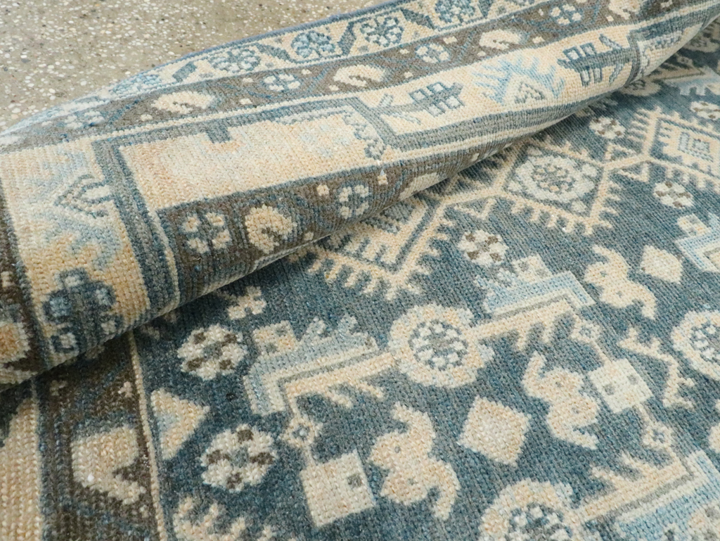 Vintage Persian Malayer Rug, No.28835 - Staging
