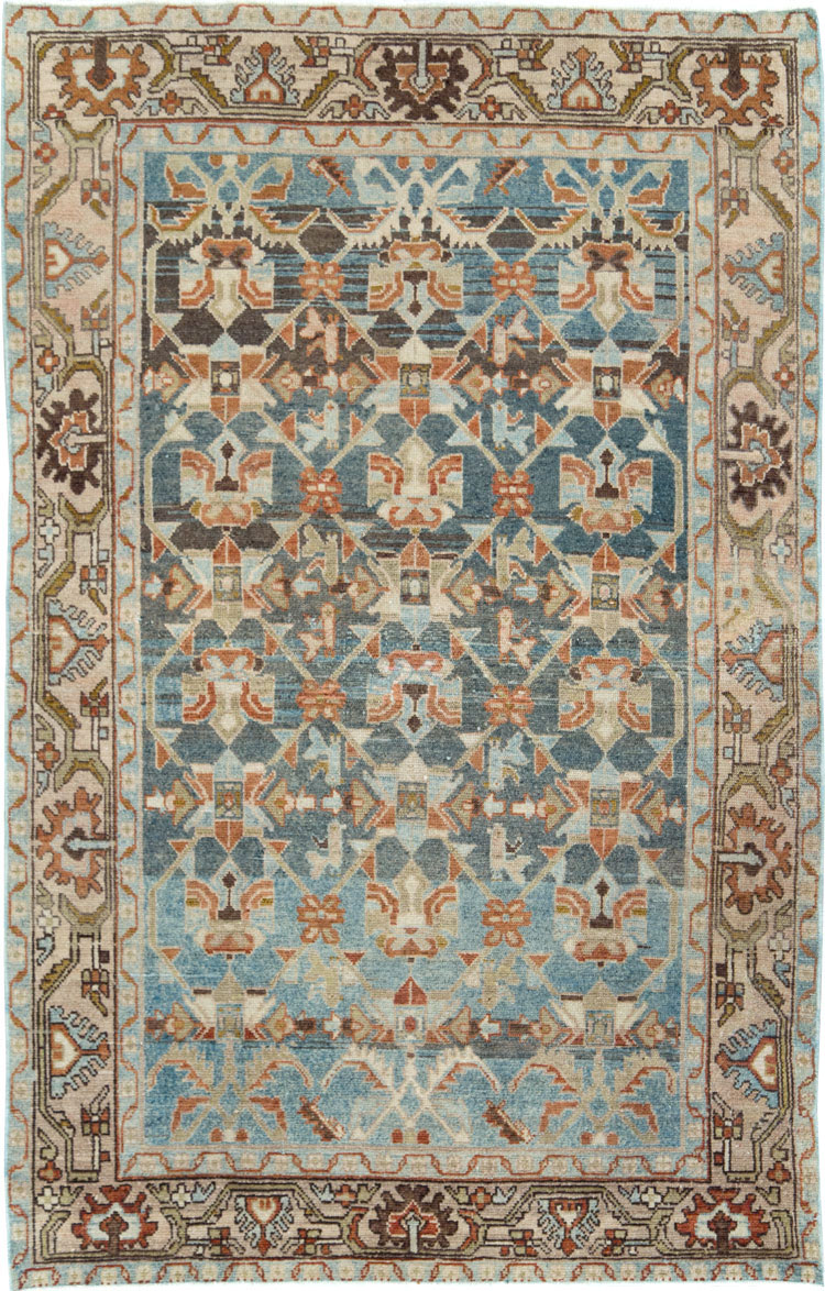 Vintage Persian Malayer Rug, No.28837 - Staging