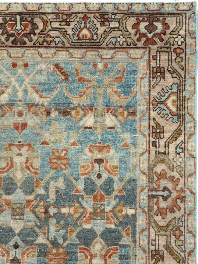 Vintage Persian Malayer Rug, No.28837 - Staging