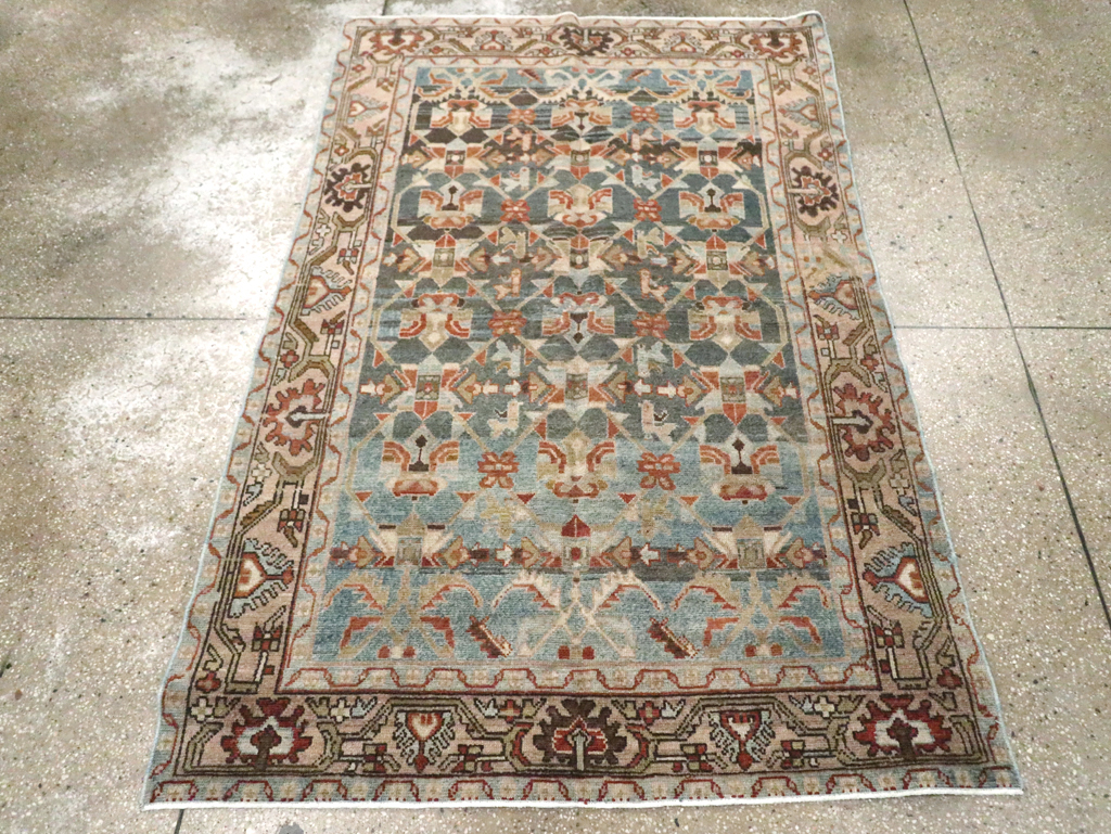 Vintage Persian Malayer Rug, No.28837 - Staging
