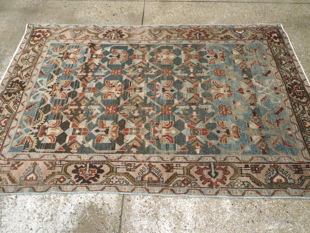 Vintage Persian Malayer Rug, No.28837 - Staging