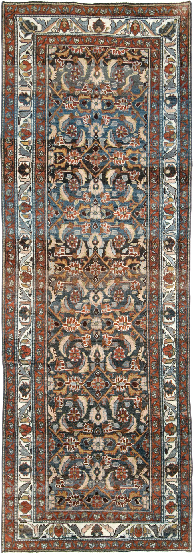 Antique Persian Malayer Runner, No.28839 - Staging