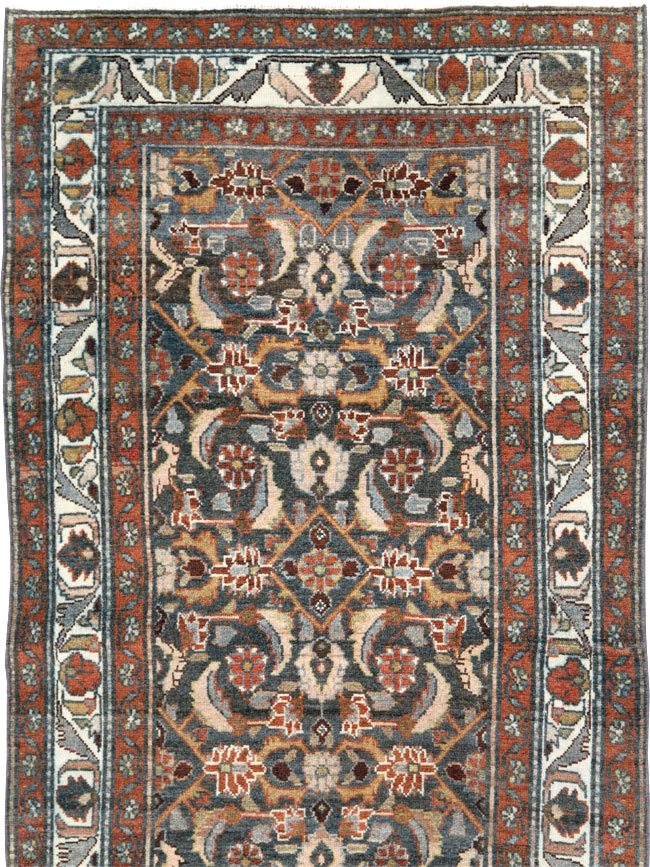 Antique Persian Malayer Runner, No.28839 - Staging