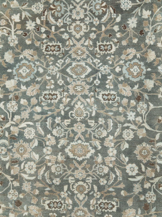 Vintage Persian Malayer Room Size Carpet, No.28842 - Staging