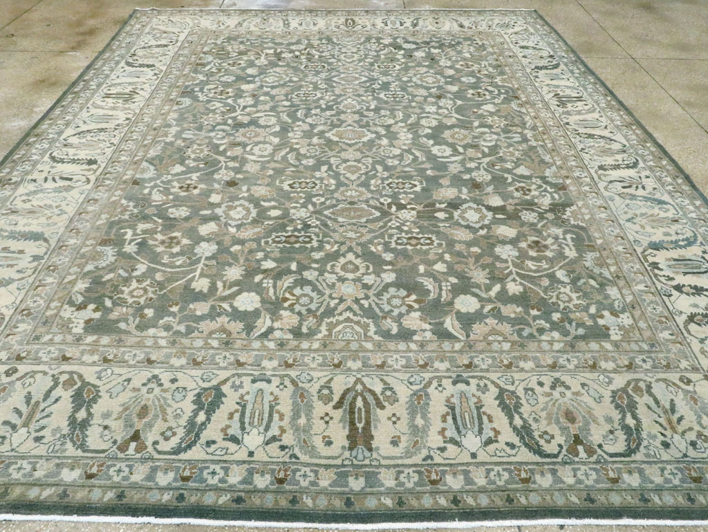 Vintage Persian Malayer Room Size Carpet, No.28842 - Staging
