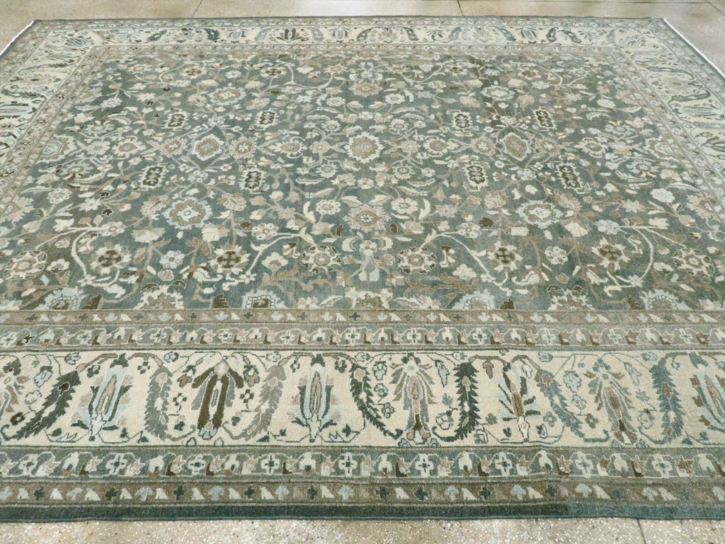 Vintage Persian Malayer Room Size Carpet, No.28842 - Staging