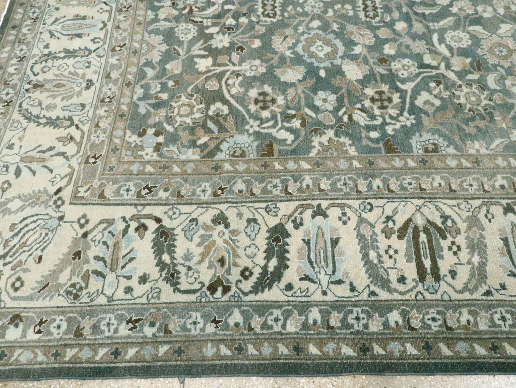 Vintage Persian Malayer Room Size Carpet, No.28842 - Staging