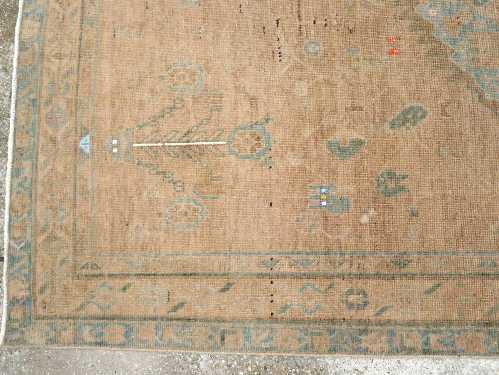 Vintage Persian Afshar Accent Rug, No.28849 - Staging