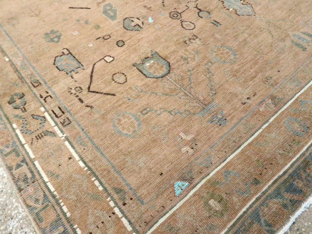 Vintage Persian Afshar Accent Rug, No.28849 - Staging