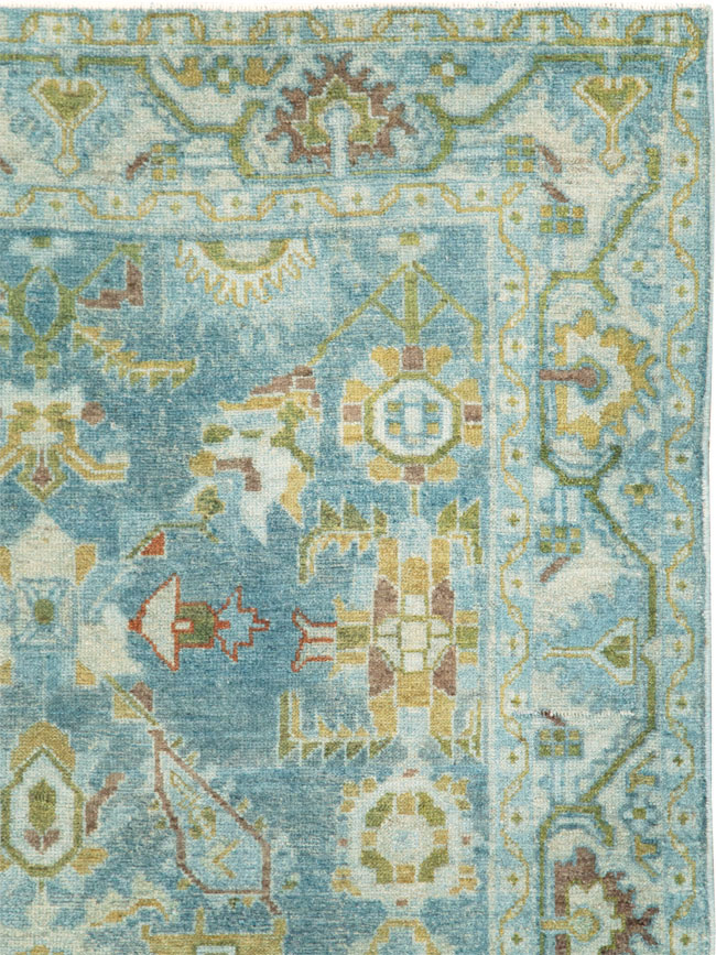 Vintage Persian Malayer Accent Rug, No.28850 - Staging