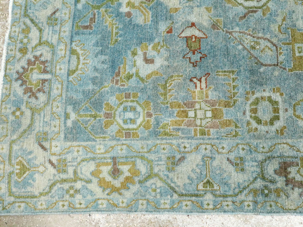 Vintage Persian Malayer Accent Rug, No.28850 - Staging