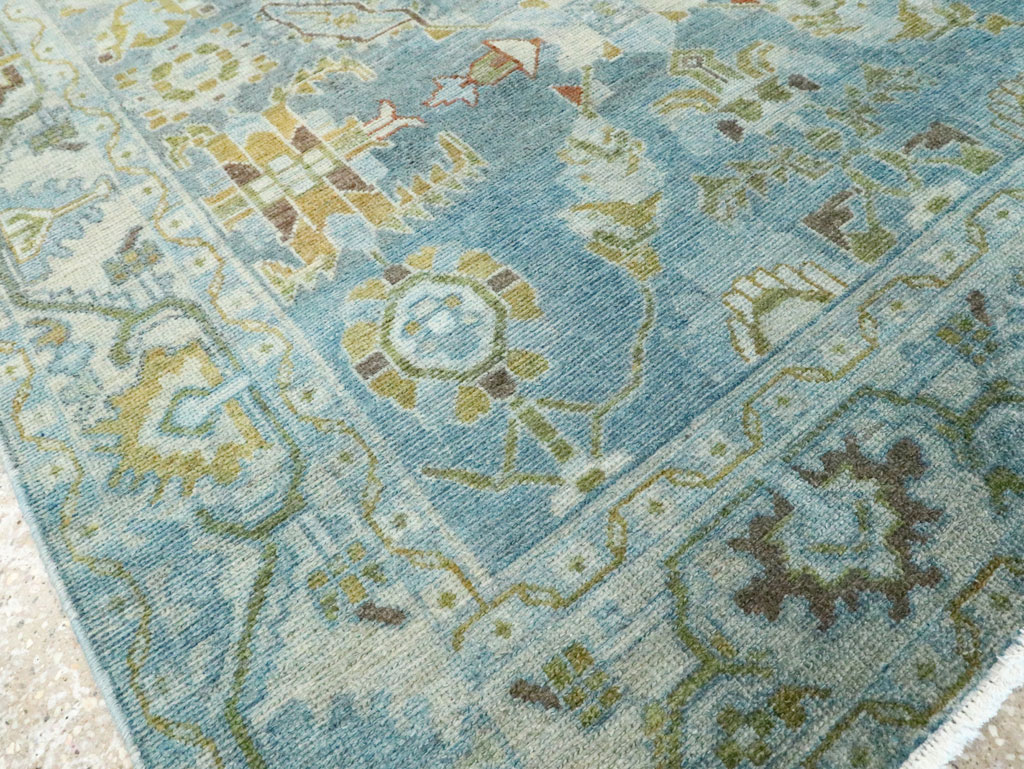Vintage Persian Malayer Accent Rug, No.28850 - Staging