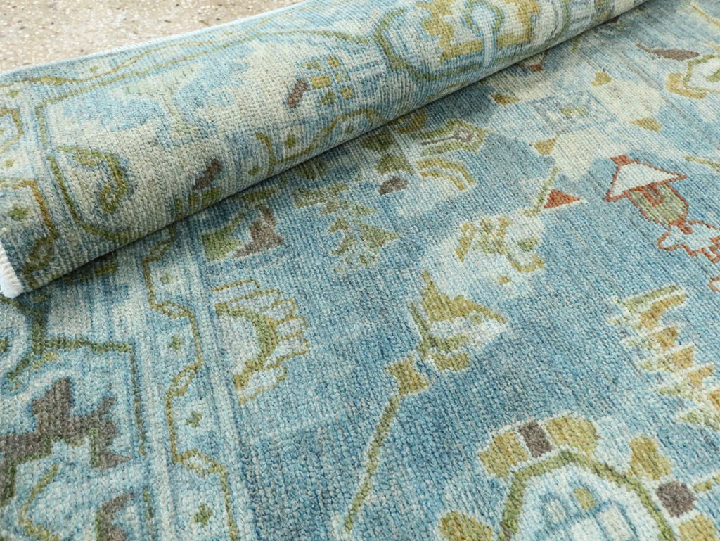 Vintage Persian Malayer Accent Rug, No.28850 - Staging