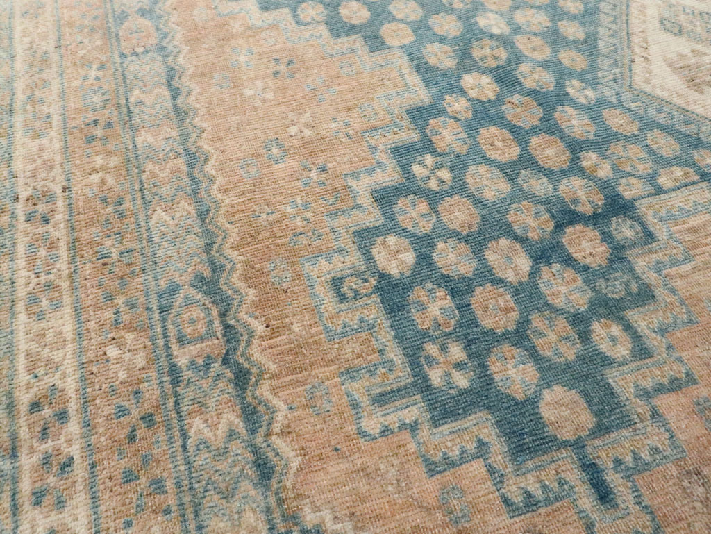 Vintage Persian Afshar Accent Rug, No.28851 - Staging