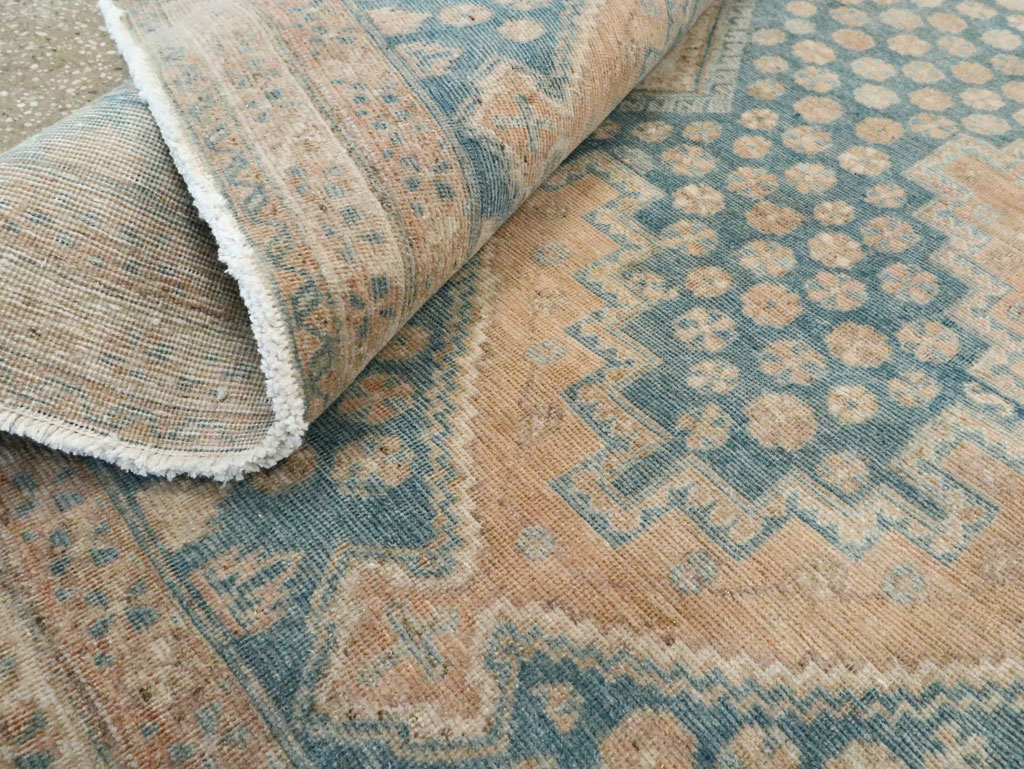 Vintage Persian Afshar Accent Rug, No.28851 - Staging