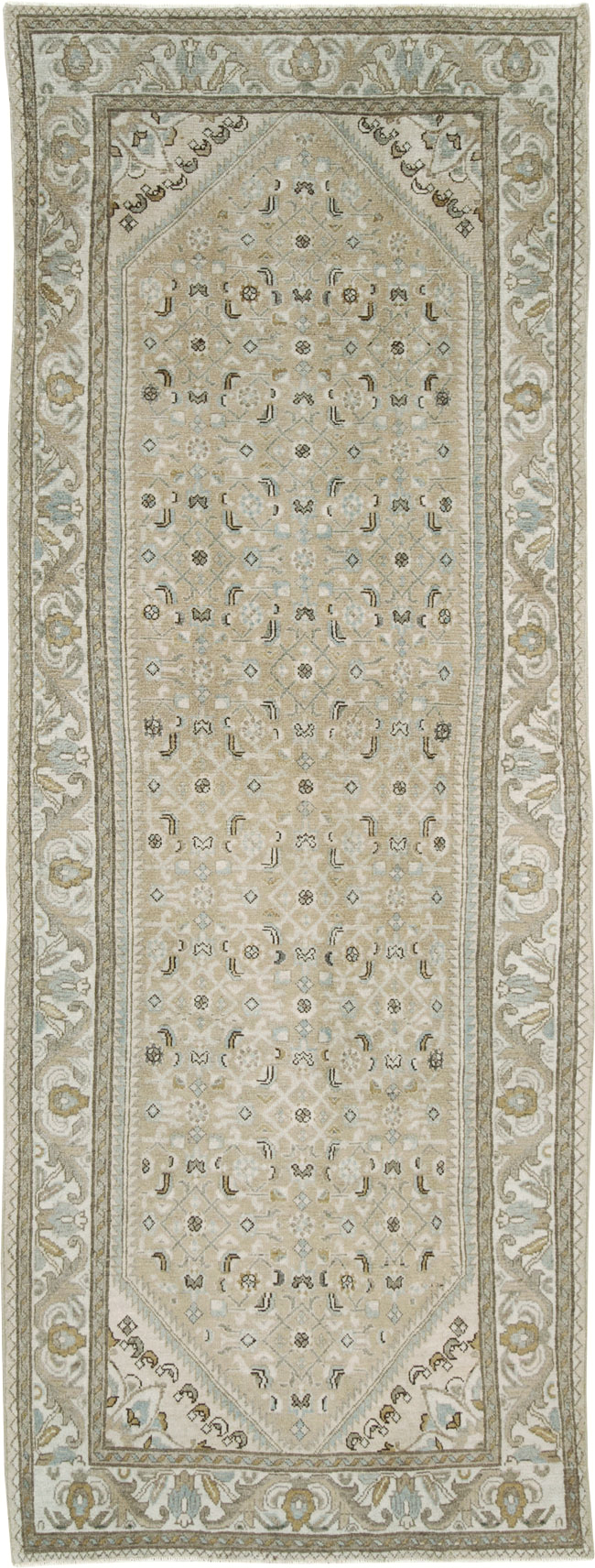 Vintage Persian Malayer Runner, No.28852 - Staging