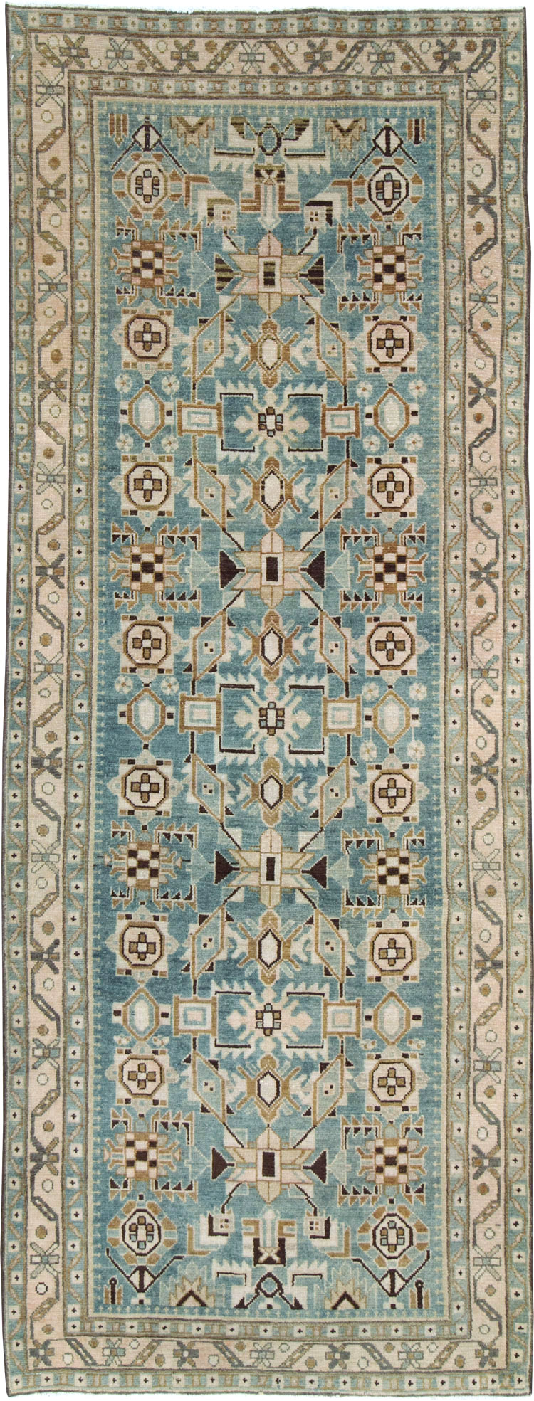 Vintage Persian Malayer Runner (Pair: 2 of 2), No.28856 - Staging
