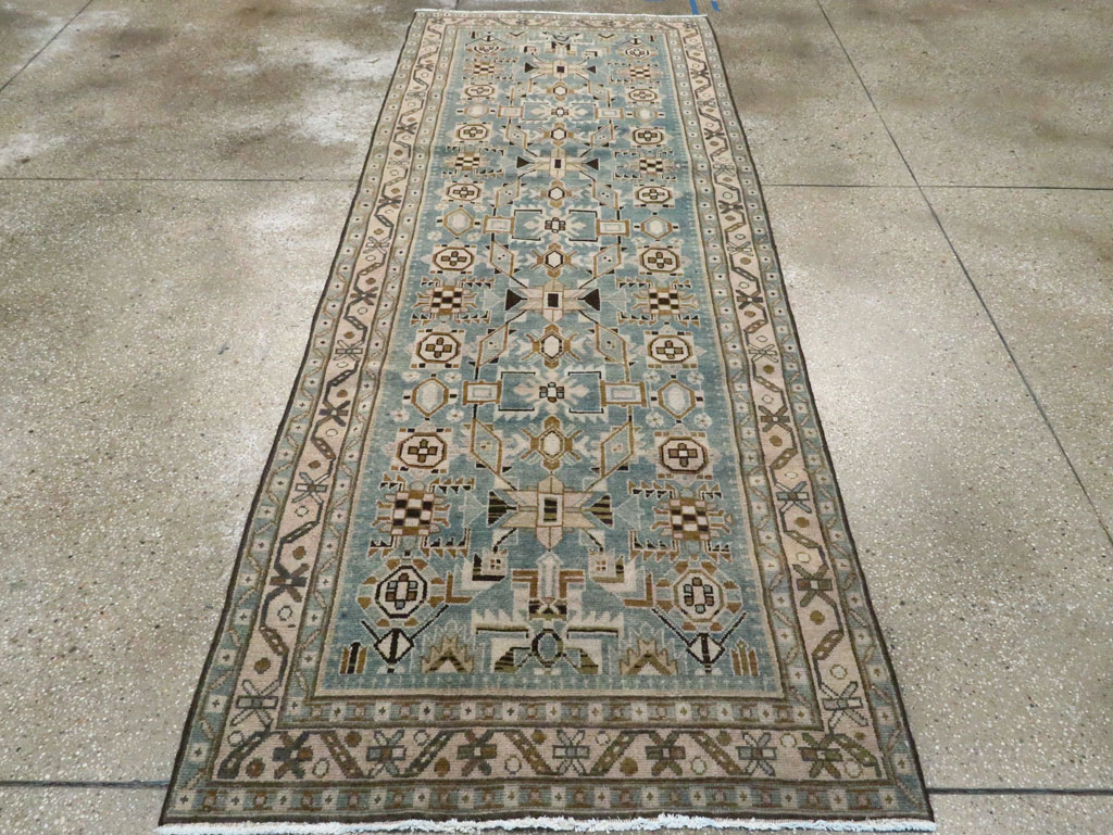 Vintage Persian Malayer Runner (Pair: 2 of 2), No.28856 - Staging