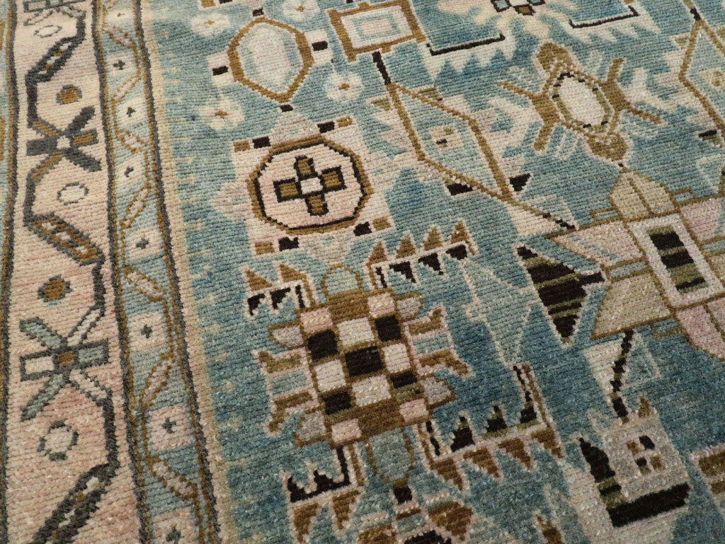 Vintage Persian Malayer Runner (Pair: 2 of 2), No.28856 - Staging