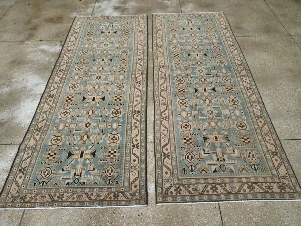 Vintage Persian Malayer Runner (Pair: 2 of 2), No.28856 - Staging