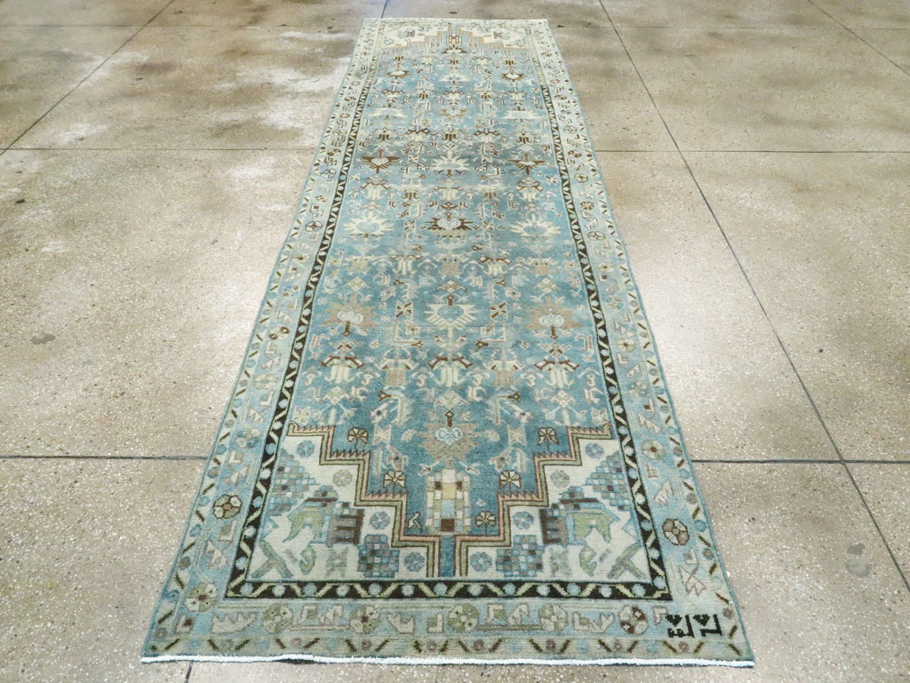 Vintage Persian Malayer Runner, No.28857 - Staging