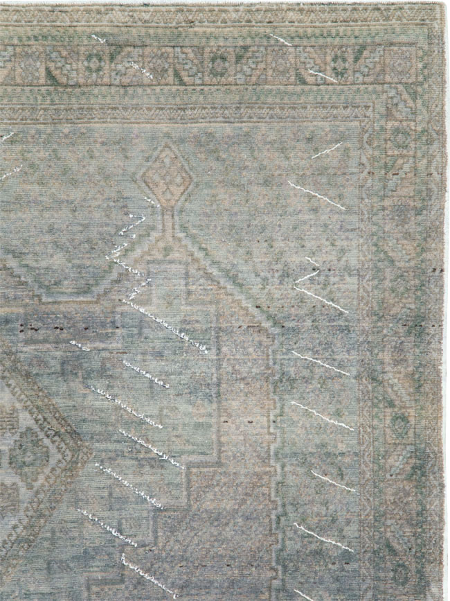 Vintage Persian Afshar Rug, No.28859 - Staging