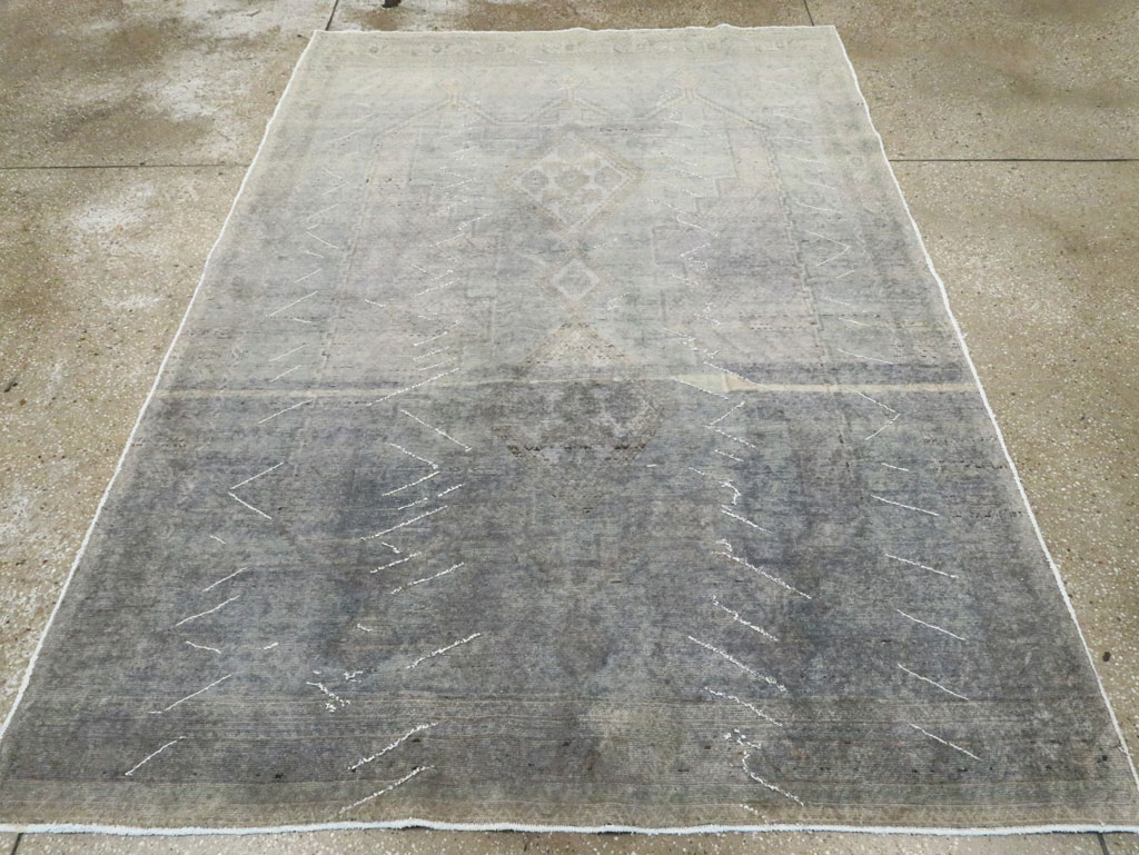 Vintage Persian Afshar Rug, No.28859 - Staging