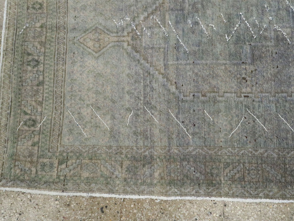 Vintage Persian Afshar Rug, No.28859 - Staging