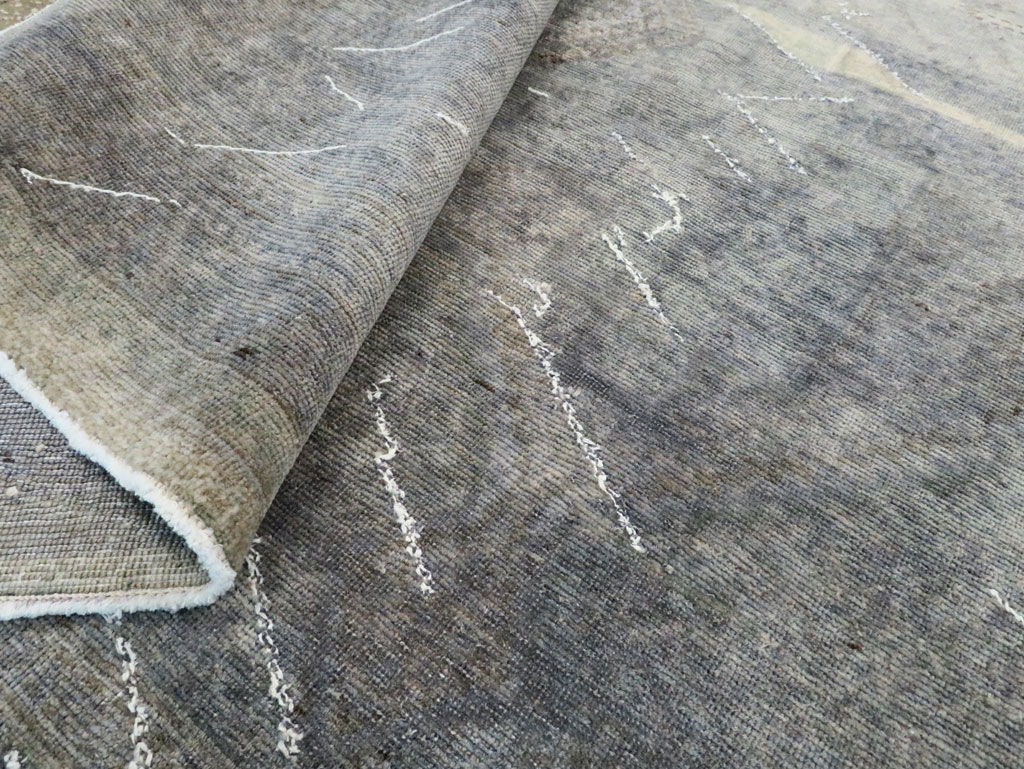 Vintage Persian Afshar Rug, No.28859 - Staging